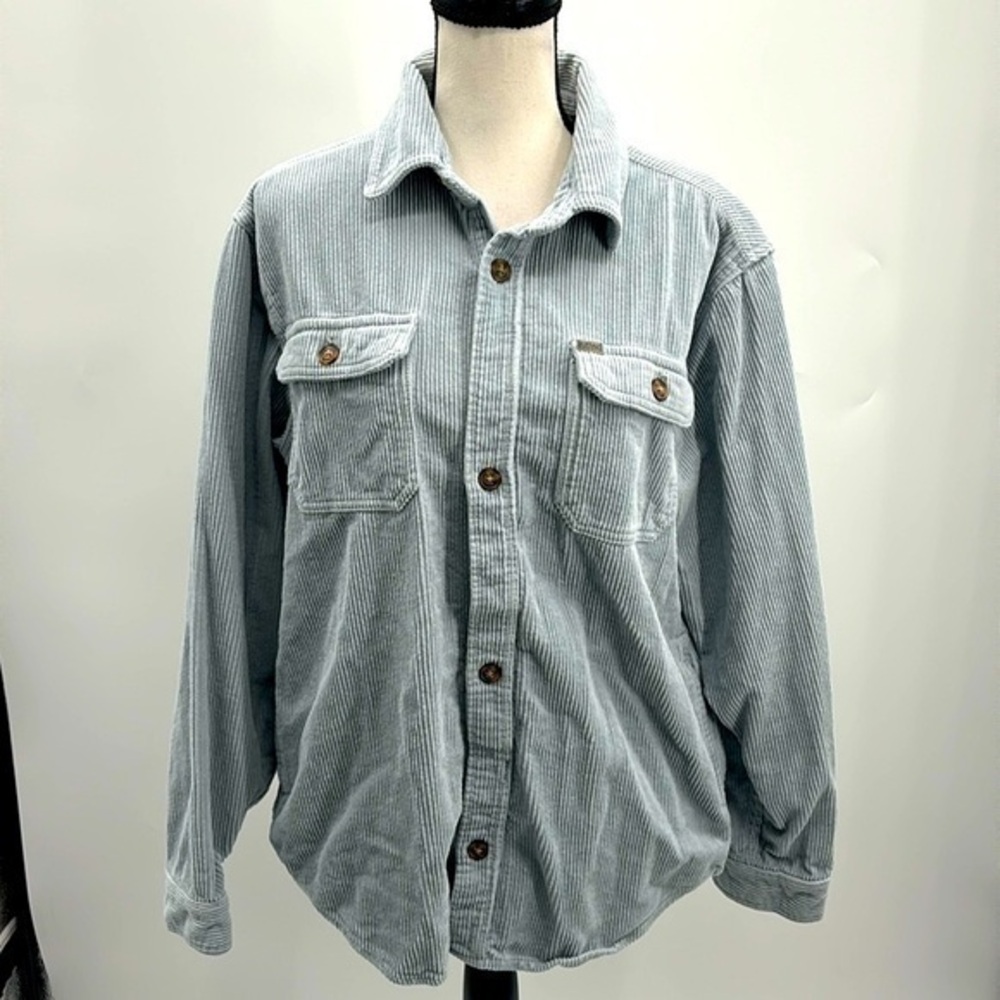 UEC Buffalo men’s size large corduroy  blue shacket